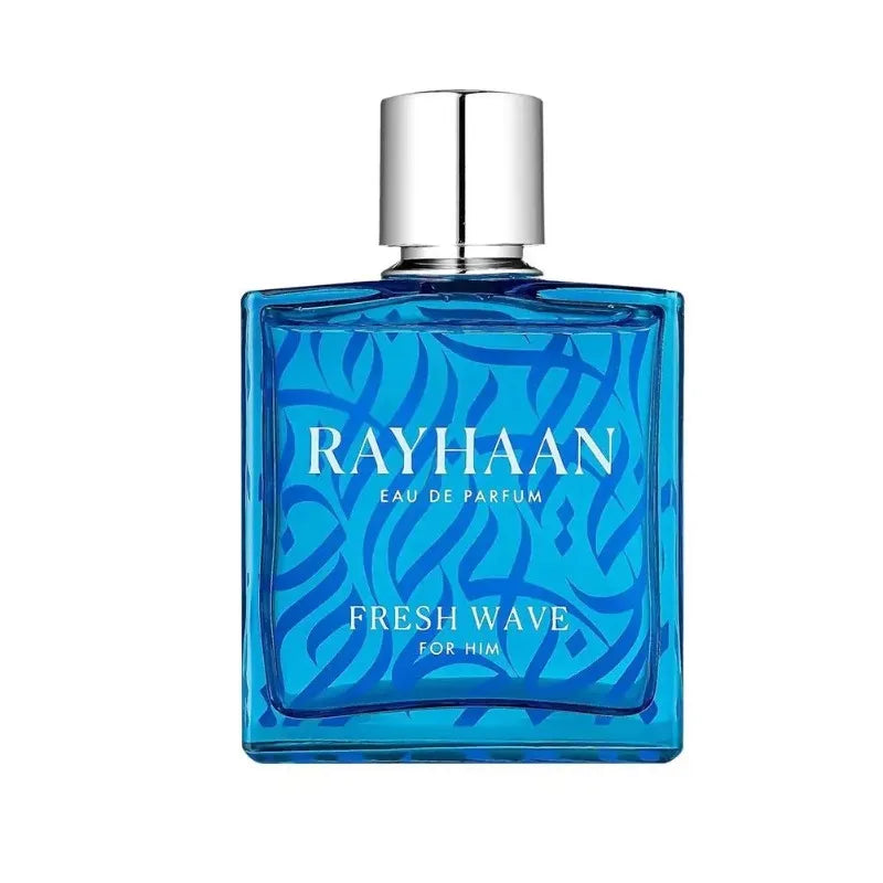 Rayhaan Fresh Wave Eau de Parfum 3.4 Oz Premium Original Arab Perfumes Natural Lasting Aquatic Pheromones Perfume Cologne 100 ML