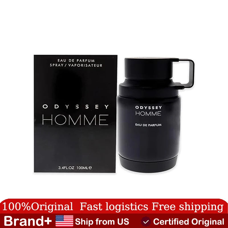 Armaf Odyssey Homme Men Eau De Parfum Spray 100ML Cologne Persistence Arabian Women's Perfume Pheromone Long-lasting Fragrance