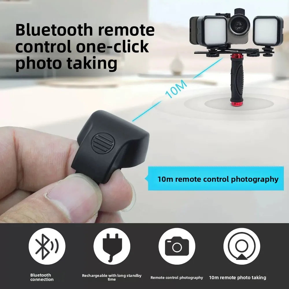 Oral Photography Light, Portable Bluetooth LED Lamp for Dental Intraoral Shooting, Handheld Fill Light for Mobile Phone Camera