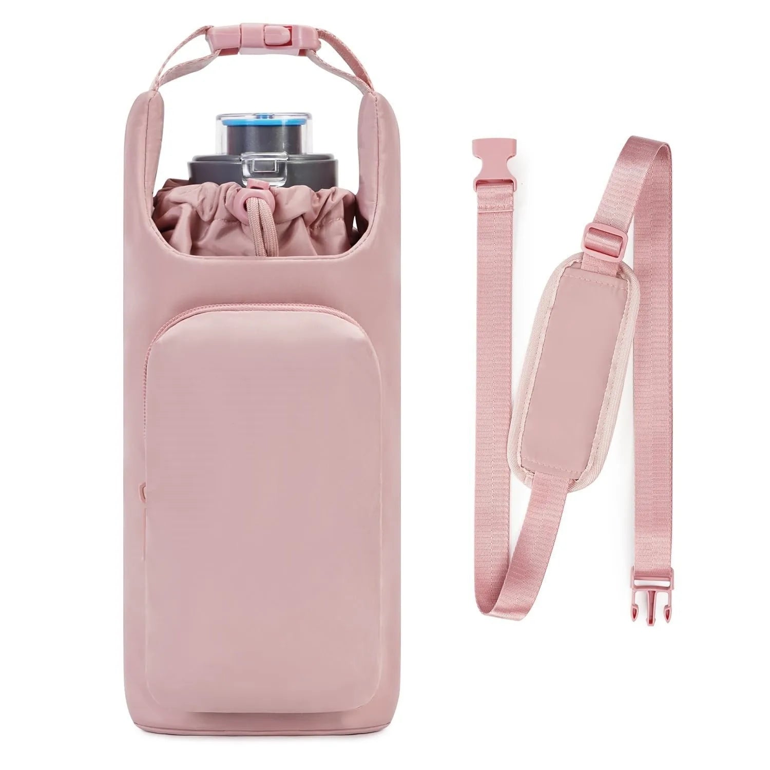 Water Bottle Bag  Mobile Phone All-in-one Bag  Insulated Cup Cover  Can Be Slung Over Water Cup Cover