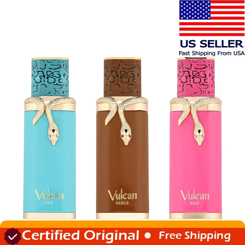 Fragrance World French Avenue Vulcan Collection Eau De Parfum 3.4 Fluid Ounces