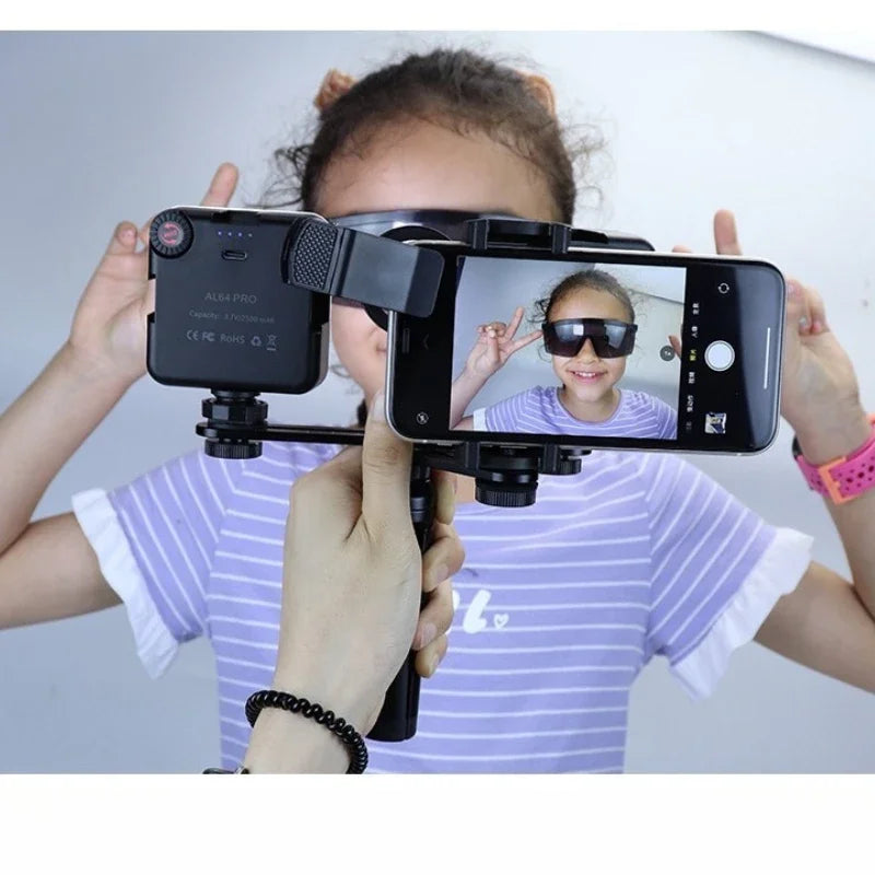 Dental oral LED mobile phone fill light beautification shooting effect used for macro, manicure, dentistry, makeup photography