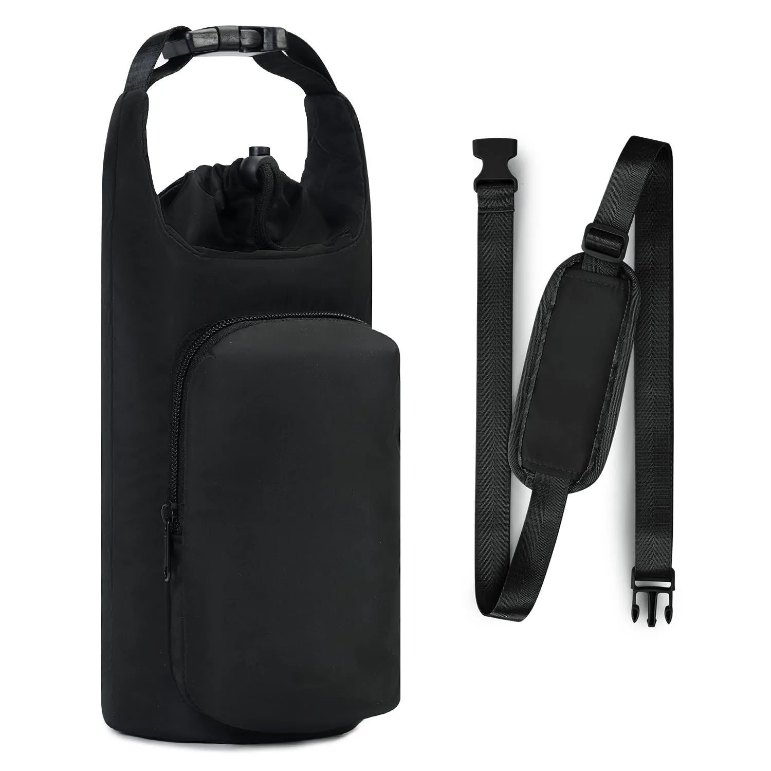 Water Bottle Bag  Mobile Phone All-in-one Bag  Insulated Cup Cover  Can Be Slung Over Water Cup Cover