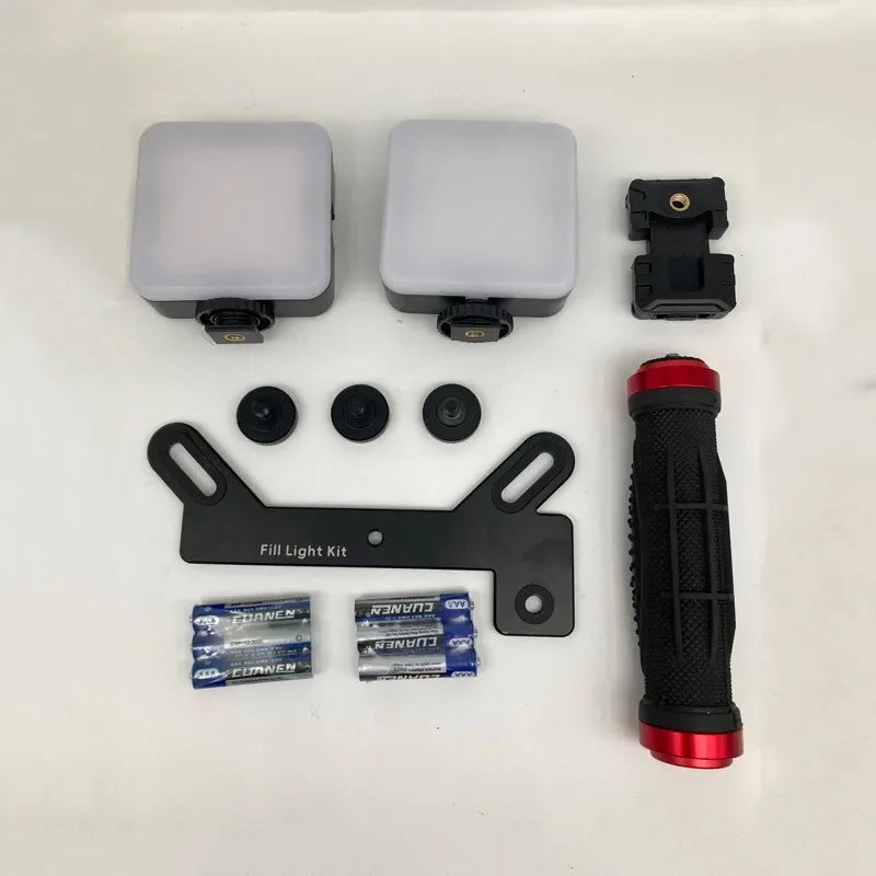 Dental oral LED mobile phone fill light beautification shooting effect used for macro, manicure, dentistry, makeup photography